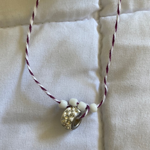 Purple sparkly necklace - Picture 1 of 3